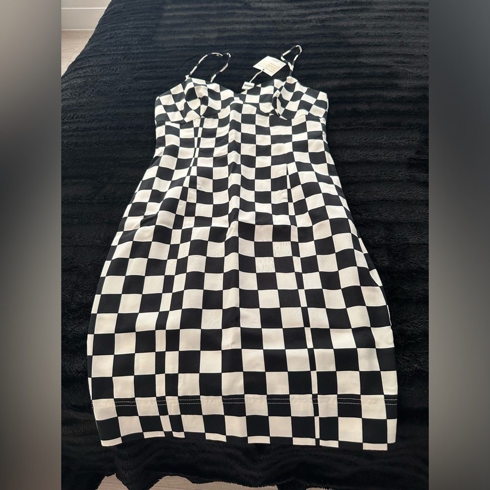NWT Moshino Vintage Checkered Mini Size 10